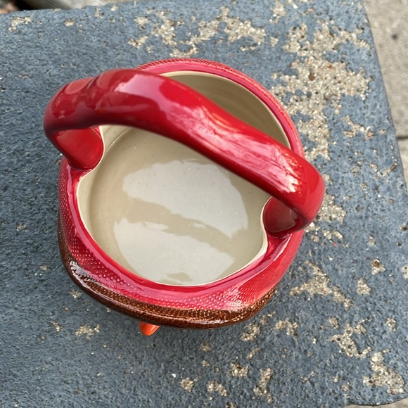 St. Nicholas Square WARM WISHES 40oz Handled Candy Bowl Figural Snowman Head - Picture 4 of 5